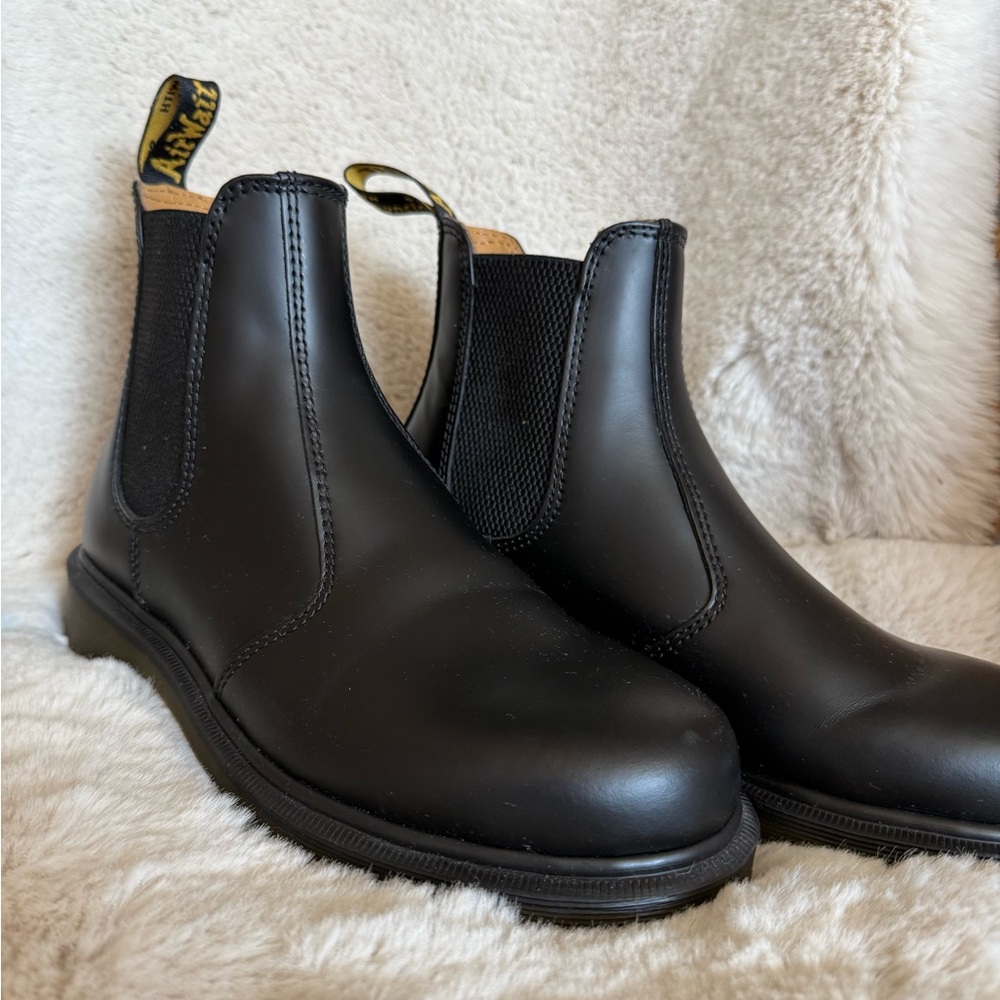 Dr. Martens Black Leather Ankle Boots